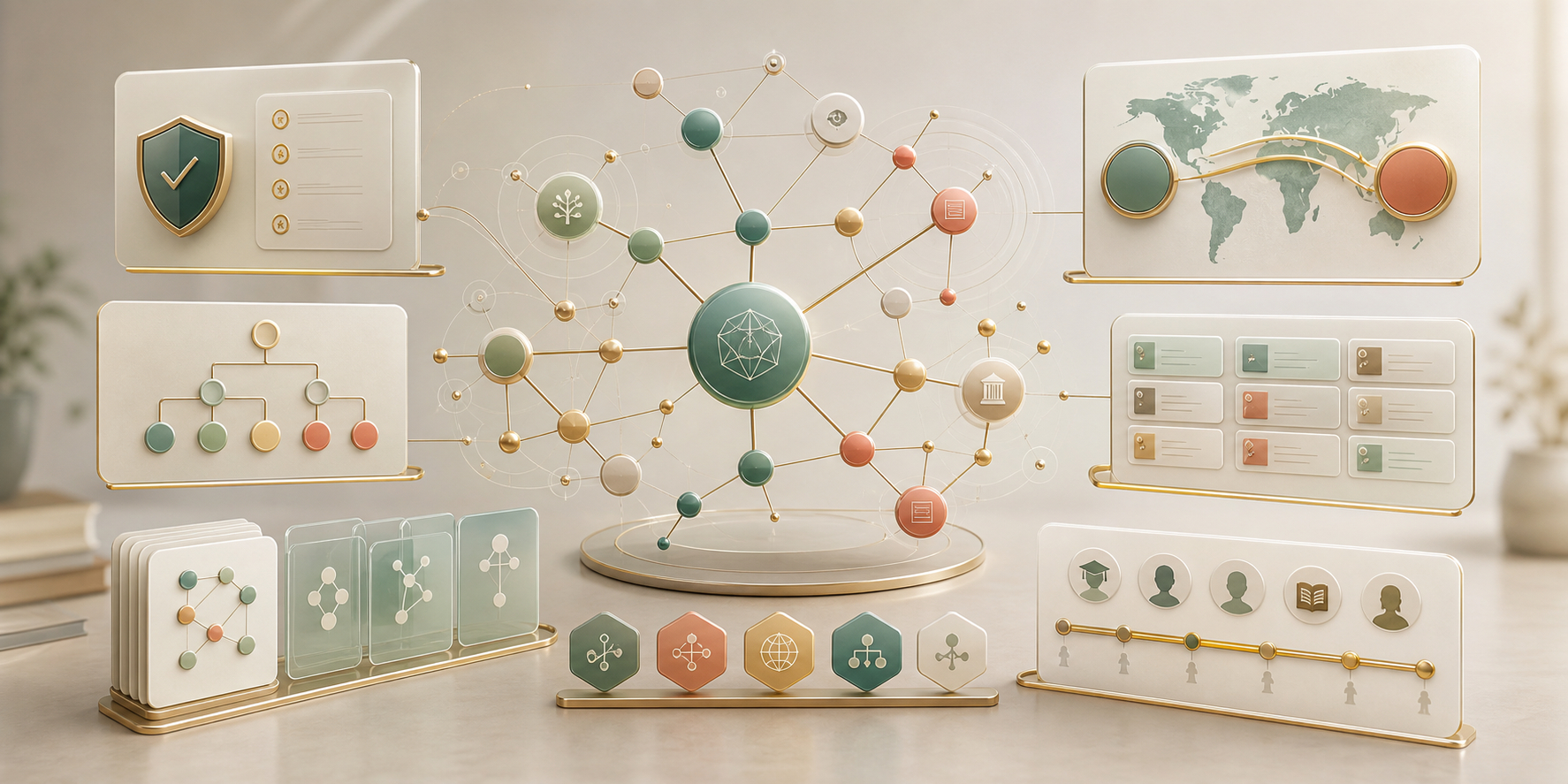 Ontology graph and customer-specific multilingual knowledge model
